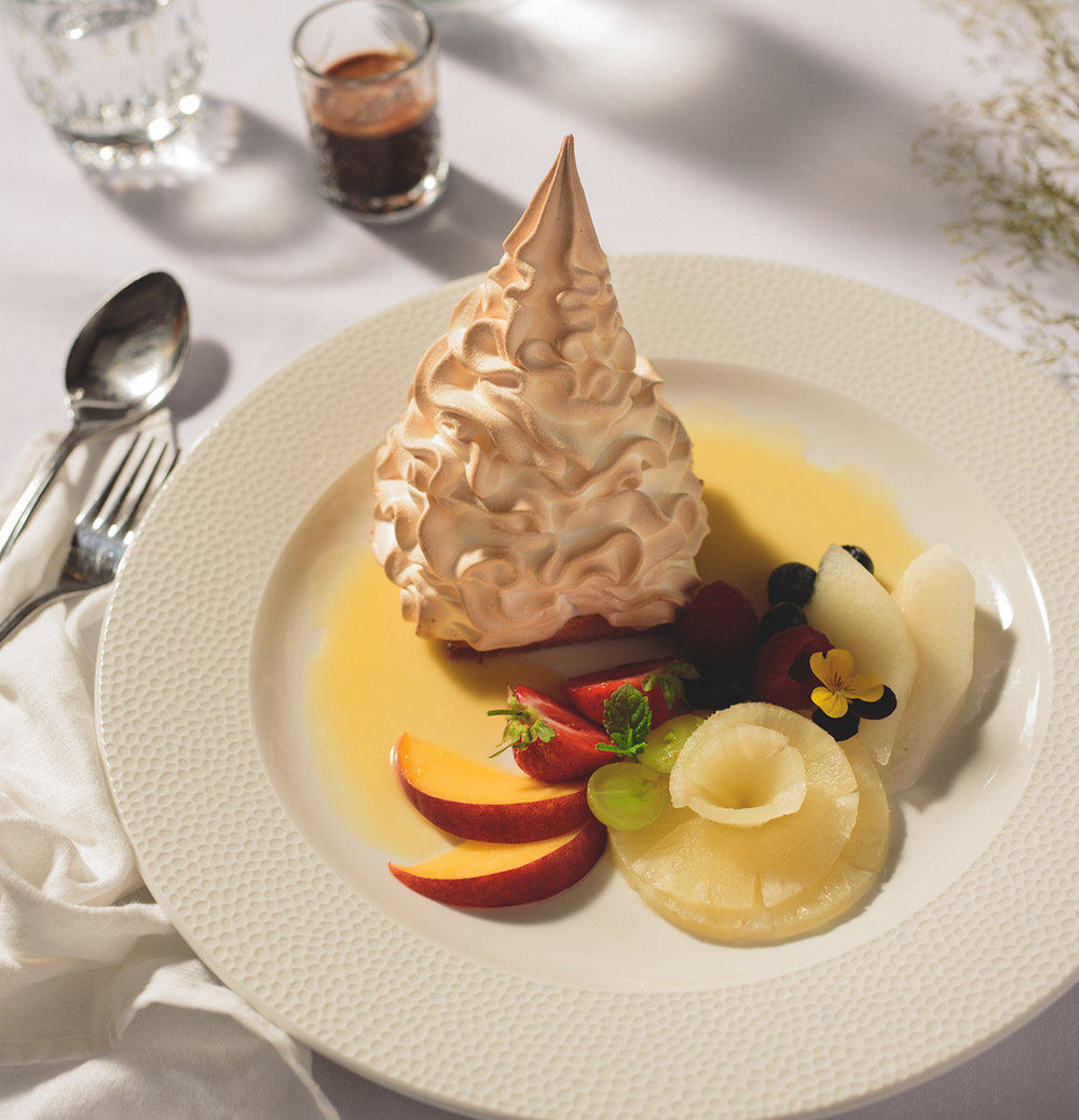 Desszert habcsók fagylalt