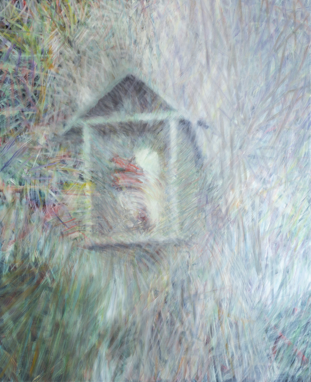 Norman Leto, Chapel, 2022, Olaj, vászon, 110 X 90 cm, Aláírás: Small.