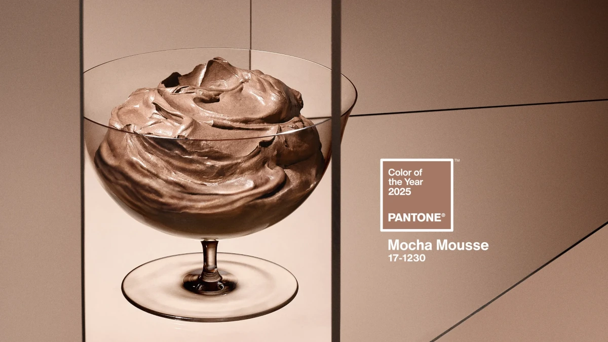 Pantone 2025 Mocha Mousse (mokkás hab)
