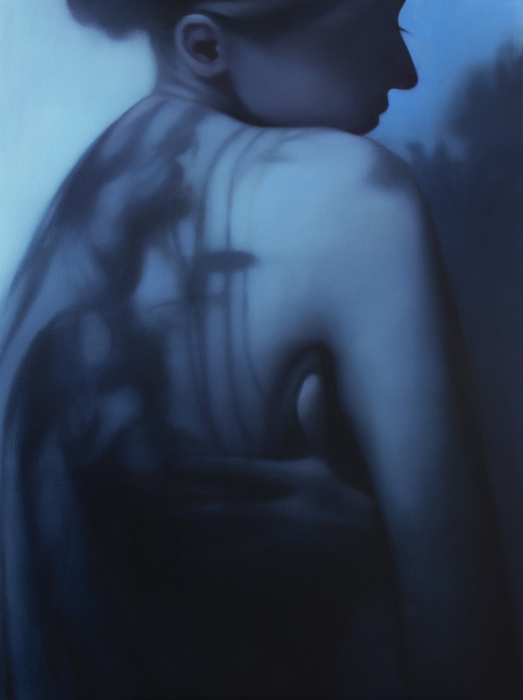 Patricia Heel Az árnyék forrása 2024 Olaj vászon 80 X 60 cm kicsi