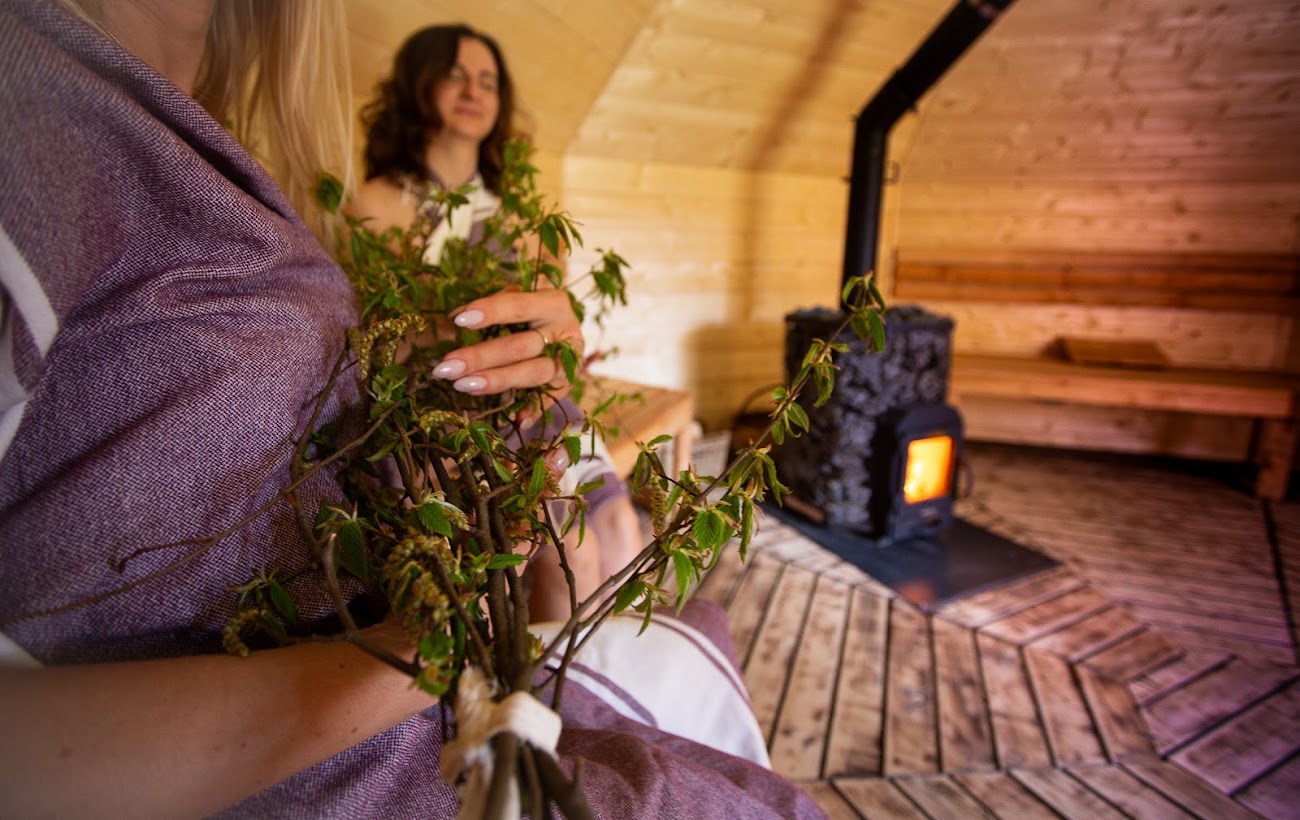 Szaun&aacute;z&aacute;s a Manor House Spa Vital Village-ben