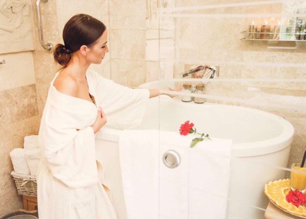 Ofuro fürdő a Manor House Spa-ban