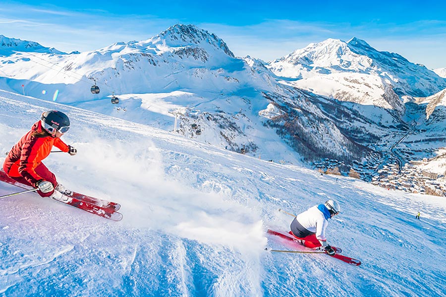 Val D'sere &uuml;d&uuml;lőhely