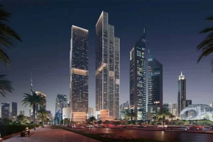 Jumeirah Residences Emirates Towers projekt a Scda Architects-tól Dubajban