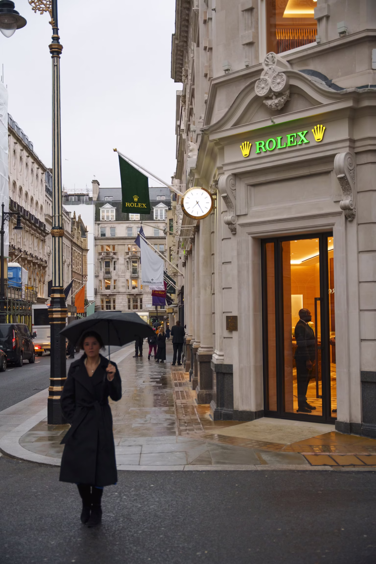 Rolex W Mayfair Új Zászlóshajó Butik Az Old Bond Streeten