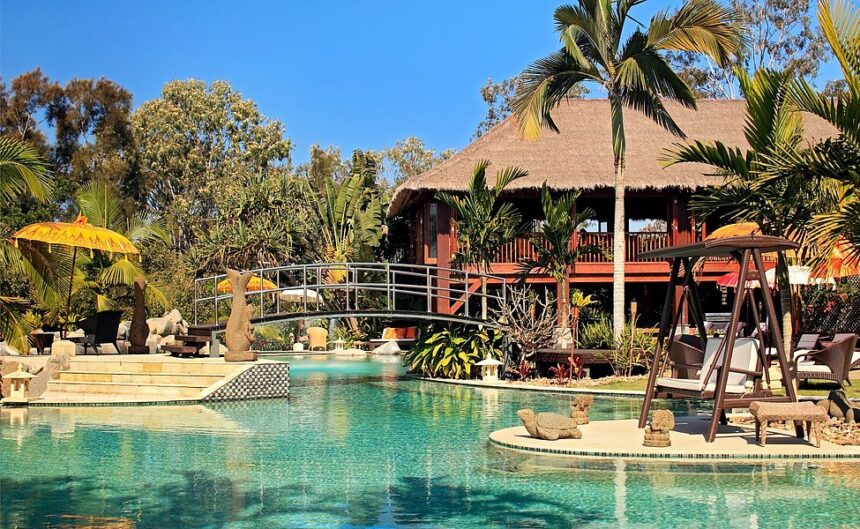 Makepeace Island A luxus szív alakú szigete a Noosa folyón