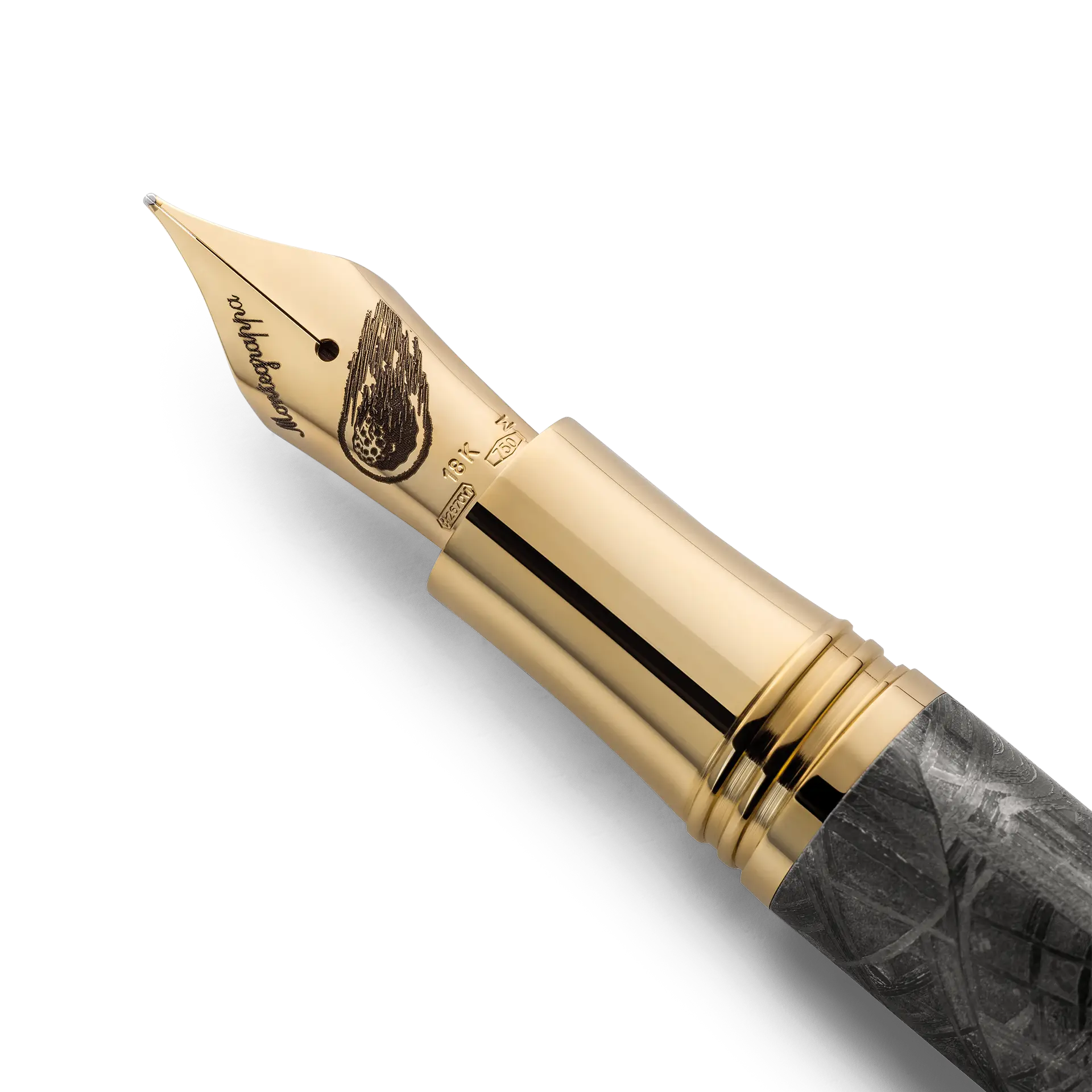 Montegrappa Muonionalusta Meteorit Töltőtoll2